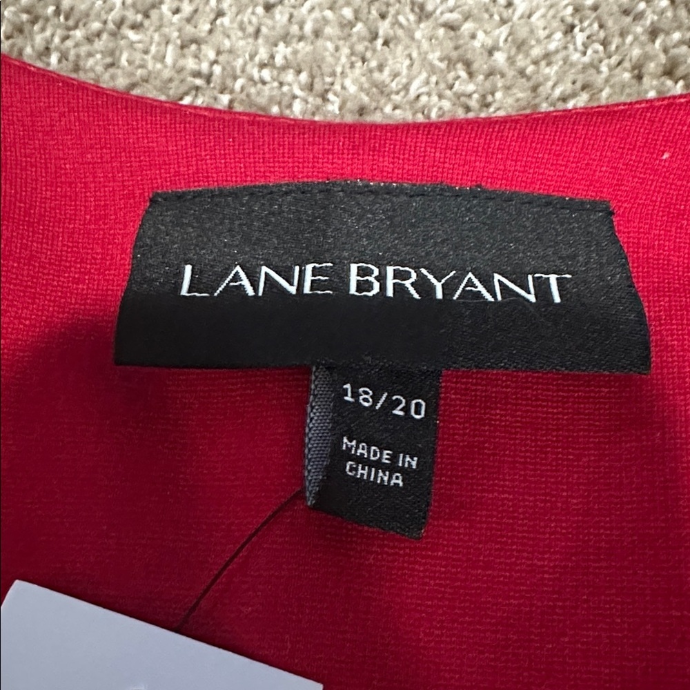 Lane Bryant Vibrant Red Jacket - Picture 5 of 5